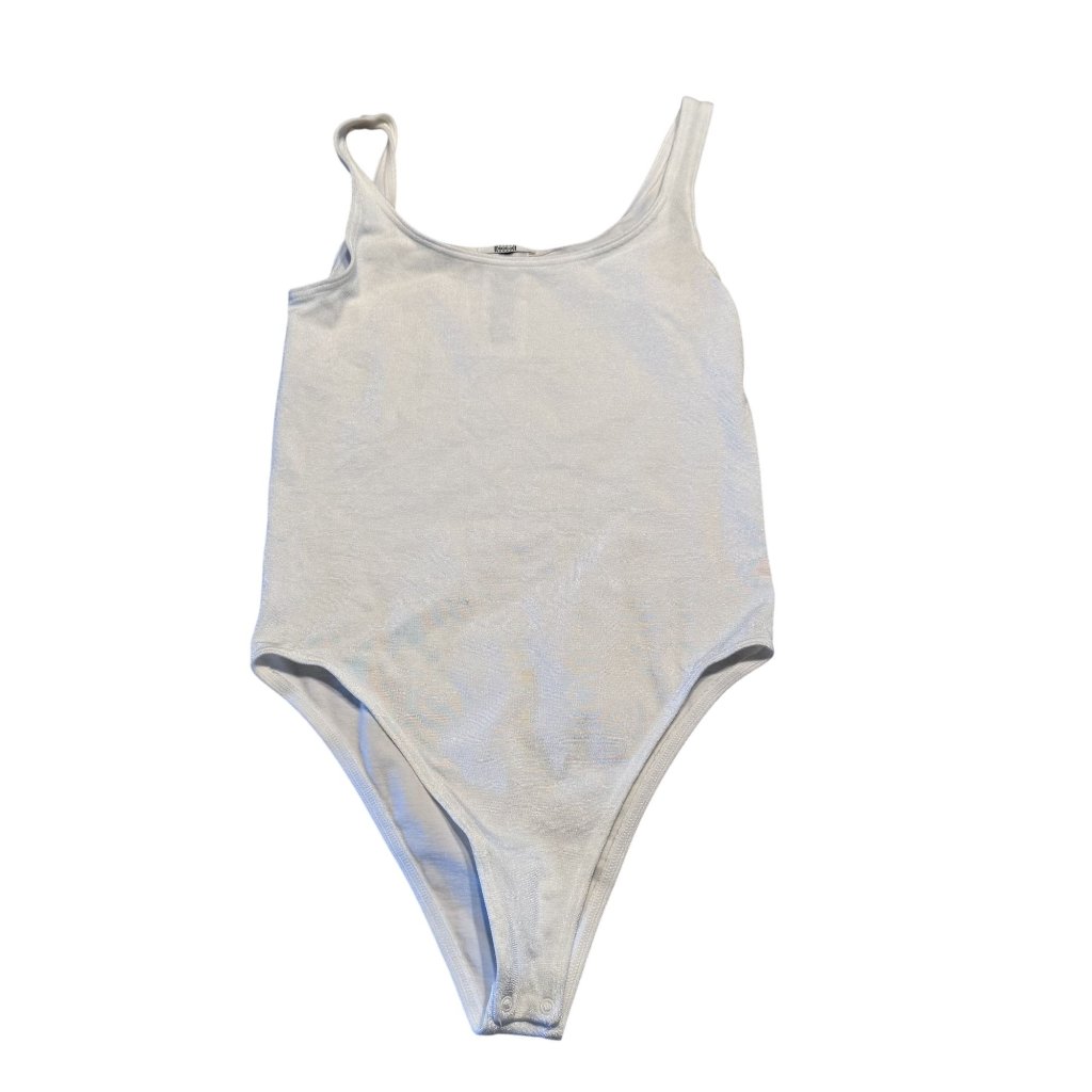 Wolford Jamaika White Stretch Jersey Tank Bodysuit Women's X-Small Xs